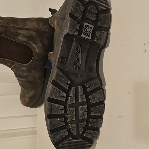 Blundstone Winter Thermal All-terrain Waterproof  Distressed Brown Chelsea Boots - Picture 3 of 11